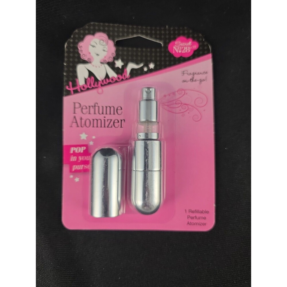 Hollywood Fashion Secrets Perfume Atomizer Leakproof 70 Sprays New Factory Seal